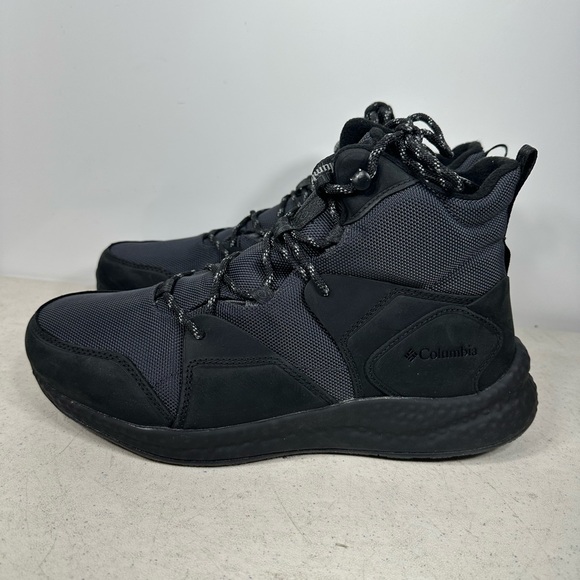 Columbia Men's Black and Gray Rain Boots size 10,5 New - Picture 4 of 8